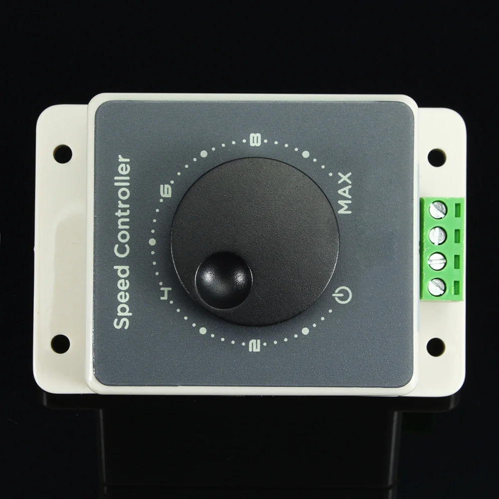 

Kit Motor Speed Controller Switch 25KHz PWM Control Waterproof DC 12V-48V 20A Adjustable Module Voltage Drive New