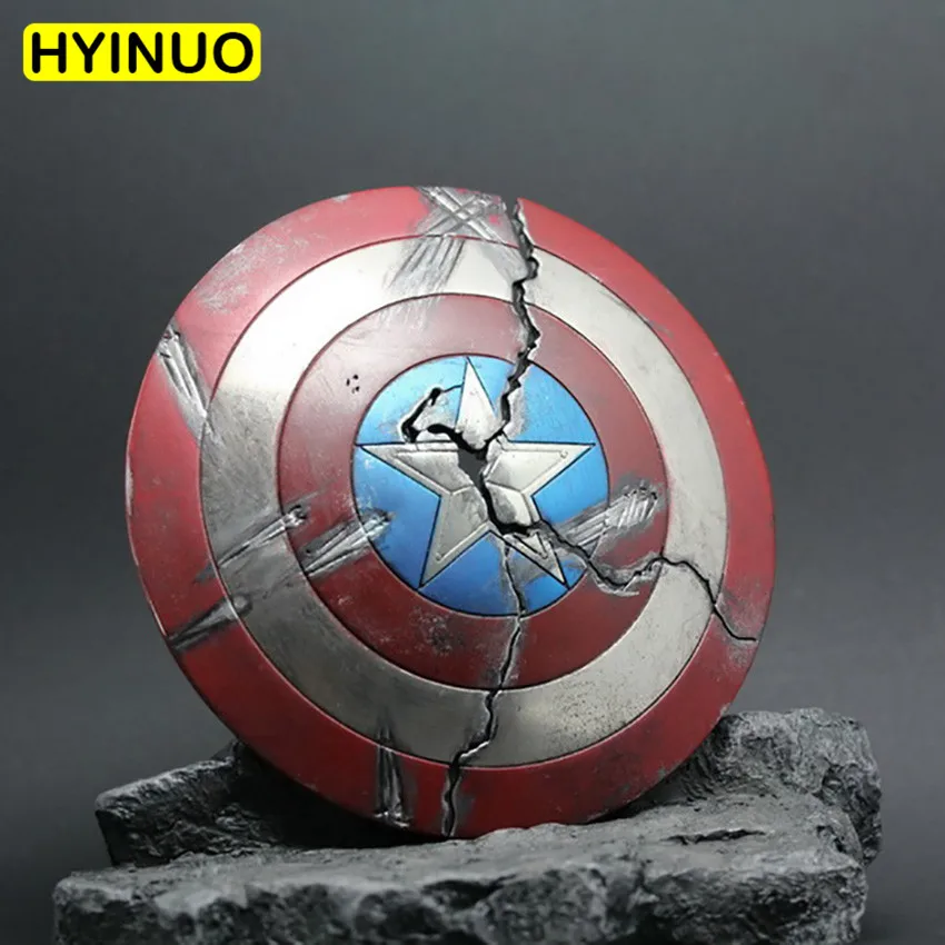 

1/6 Scale Super Hero U.S. Captain of destruction Battle Damage Shield Alloy Model Figure Fit For 12" Body Figures Accessories