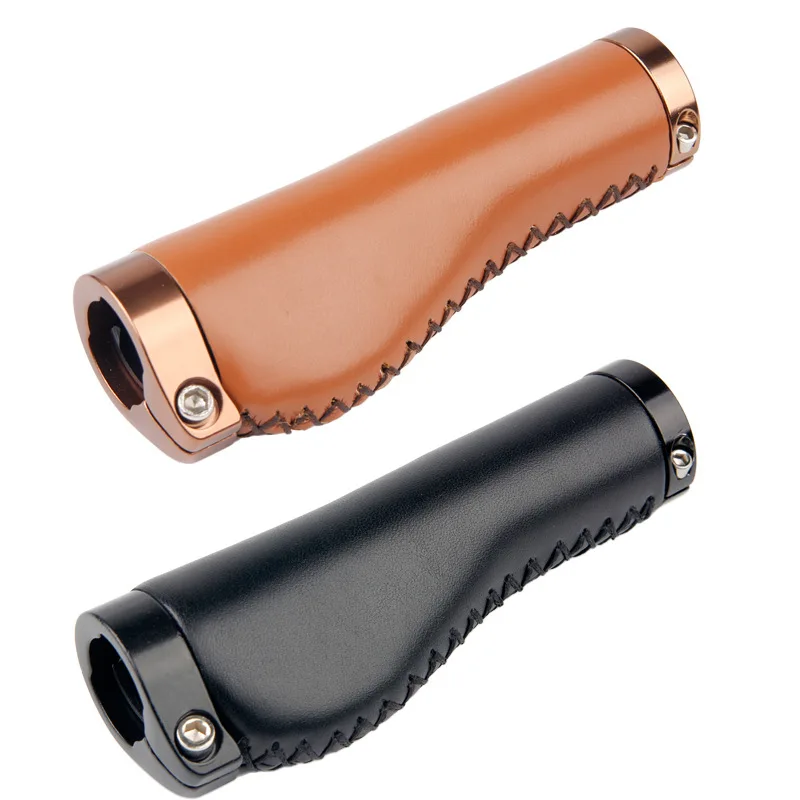 

1pair MTB road bike PU grips lock soft non-slip bicycle handlebar protection sleeve hand sewing set