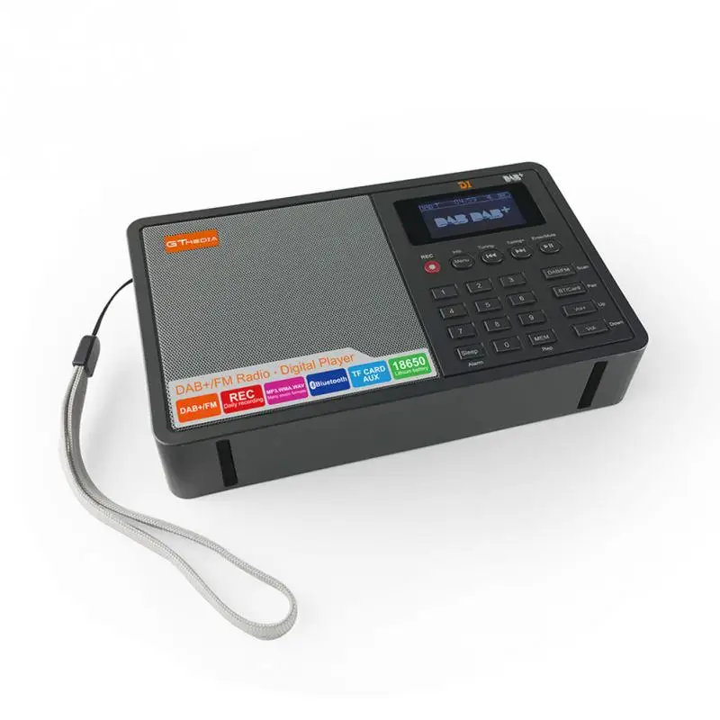 

High Quality Radio Professional GTMedia D1 DAB Radio Stero For UK EU With Bluetooth Built-in Loudspeaker Easy Operation Black