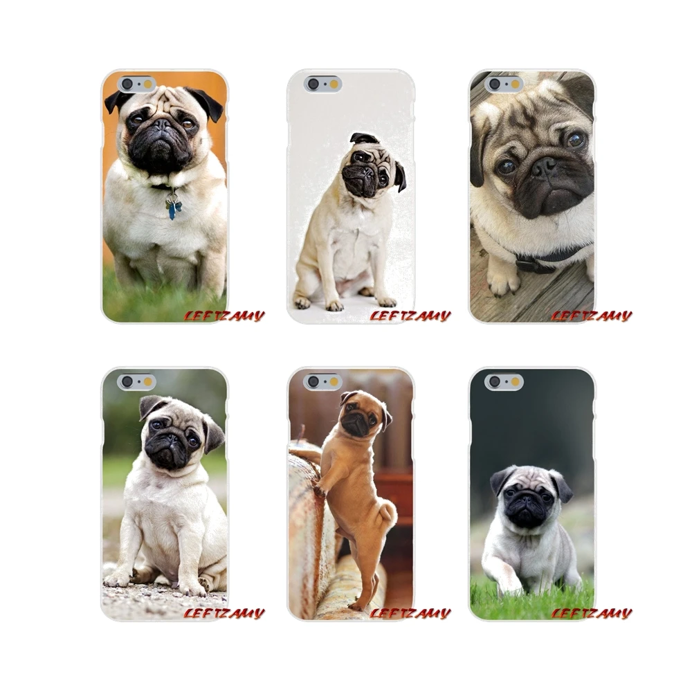 Pug In Mirror Accessories Phone Cases Covers For iPhone X XR XS MAX 4 4S 5 5S 5C SE 6 6S 7 8 Plus | Мобильные телефоны и