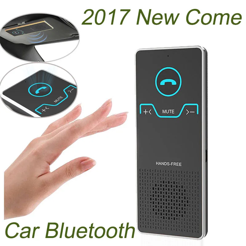 Gakaki Wireless Handsfree Bluetooth Car Kit Elegant Hands Free Calling Transmitter Car Speakerphone With Car Charger