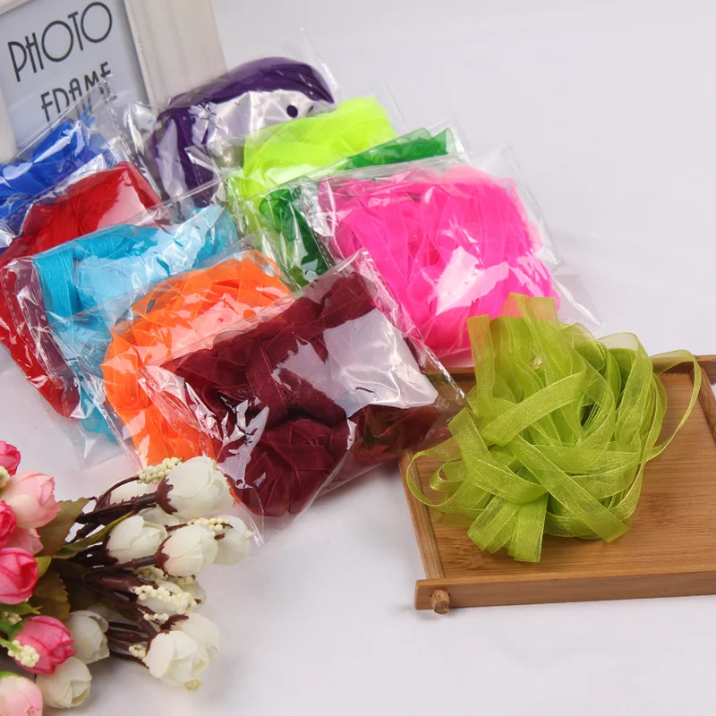Ribbon Decoration Ribbon Supplies Organza Ribbon Wrapping Ribbon Chiffon Silk Ribbon Chiffon Ribbon Sewing Ribbon 6mm 10mm (10Meters/lot) Pink Chiffon Organza Ribbon Apparel Sewing Fabric For DIY Gift Packaging Wedding Decoration