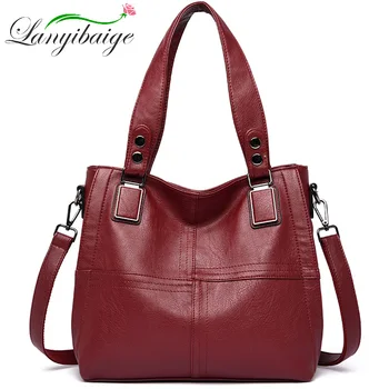 Genuine Leather Casual Shoulder Bags
