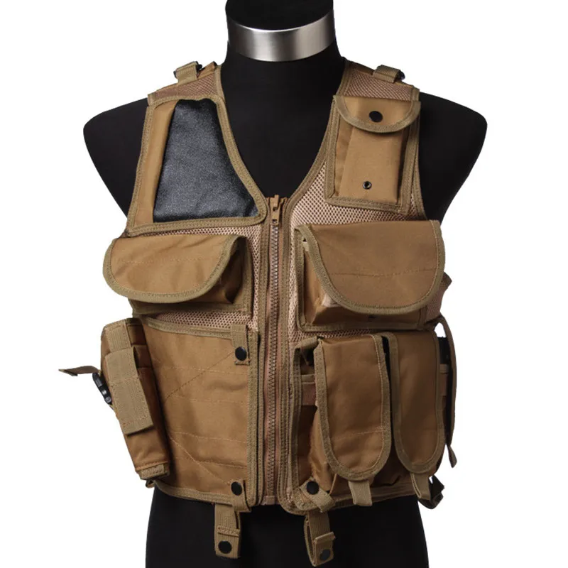 Military Tactical Vest Camouflage Paintball Shooting Clothes With