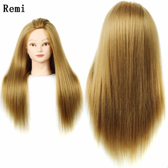 24 Mannequin Head Hair Yaki Synthetic Maniqui Hairdressing Doll 24 Mannequin Head Hair Yaki Synthetic Maniqui Hairdressing Doll Heads Cosmetology Women Hairdresser