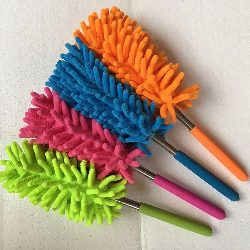 4 Colors Creative Stretch Extend Microfiber Dust Shan Adjustable