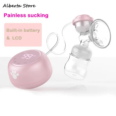 

2019 New Baby Electric Breast Pump With Display Pp Bottle Usb Charging Convenient Powerful Breast Pump Bottle For Maternal