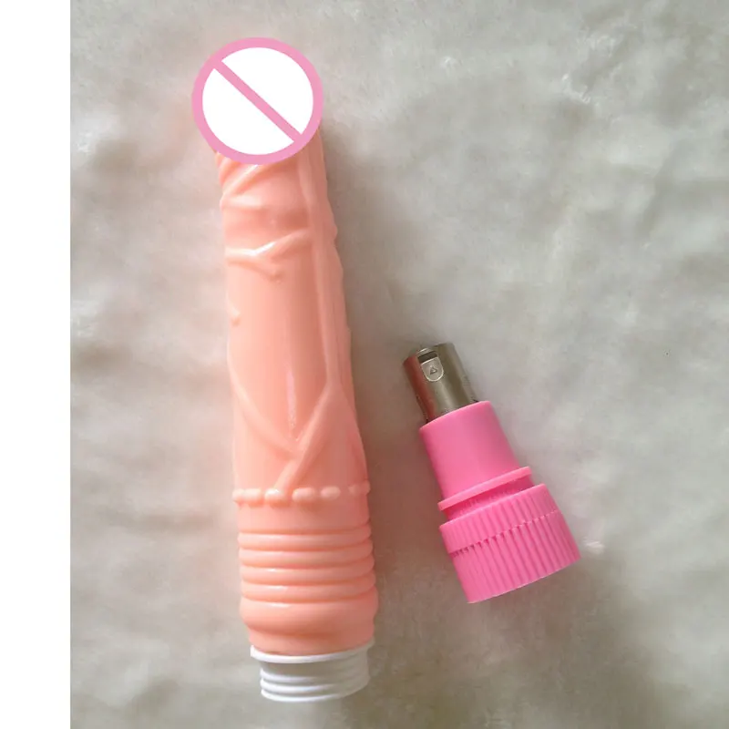 G-king 17.5*3-4cm Food grade TPR vibrating Sex machine accessories sex products mini dildo for love machine ENHOT-ZD-001