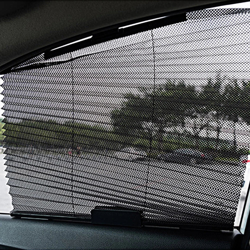 1pc Car Pleated Curtain Side Window Auto Sun Shade Curtain Mesh Shield Stretch Sun Block UV Protection Folding Car Window Cover 1pc Car Pleated Curtain Side Window Auto Sun Shade Curtain Mesh Shield Stretch Sun Block UV Protection Folding Car Window Cover