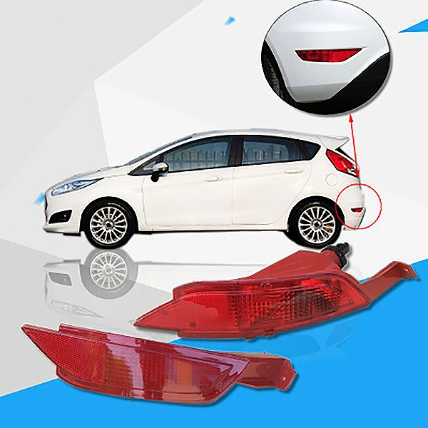 Автомобильный бампер левая задняя фара туман свет тормозной Свет для Ford Fiesta Mk7 2008