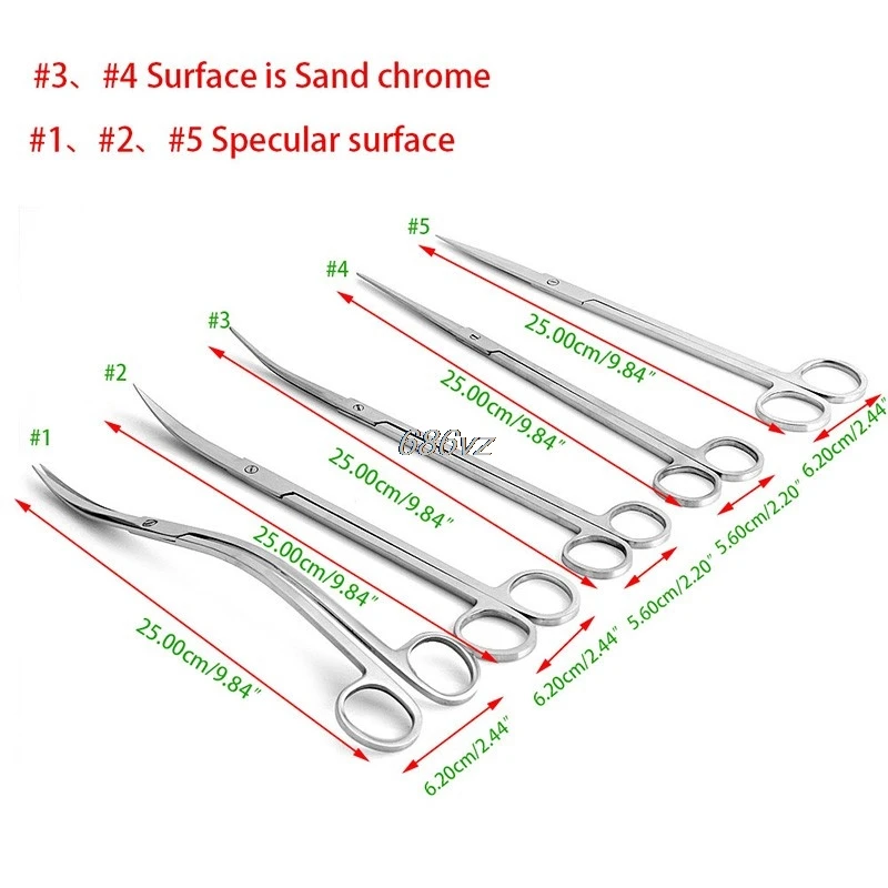 Аквариум из нержавеющей стали завод отделка острые прямые и изогнутые Пружинные ножницы 10in N27 Прямая поставка