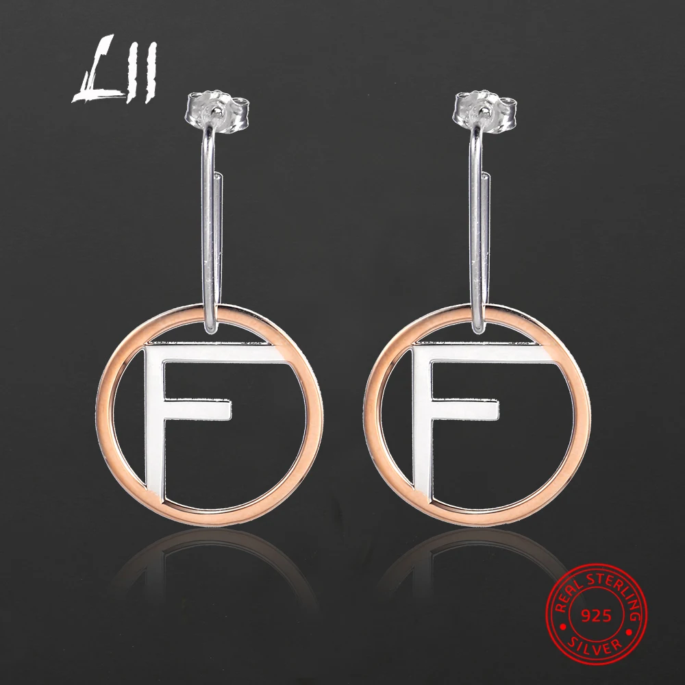 

L11 Custom Names Earrings Women Drop Earrings 925 Silver Personalized Earring Customized Engagement Jewelry Anniversary Gift