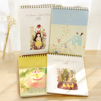 

36Pcs 16K A4 (430G)Painting Paper For Water Color Rough Acid Free Watercolor Book To Draw Sketch Blank Spiral Art Paper