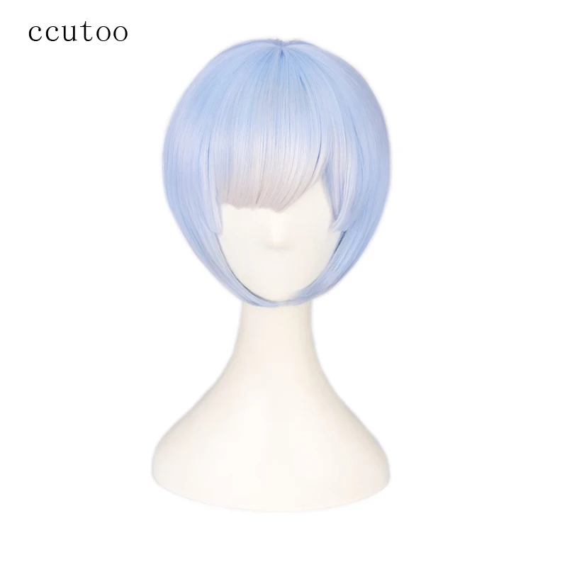 Ccutoo Re: Zero Hajimeru Isekai Seikatsu Ram Rem парик короткий Bobo синтетические волосы термостойкие волокна косплей парик