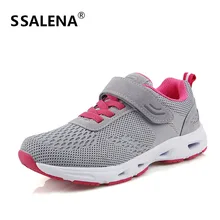 Женская уличная прогулочная обувь; легкая Нескользящая износостойкая Треккинговая Обувь На Шнуровке; сетчатые дышащие кроссовки; AA11123