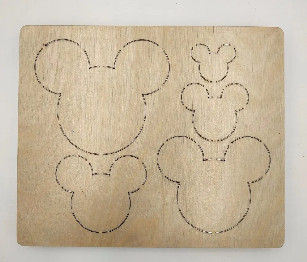 

mouse head muyu cutting die-- new wooden mould cutting dies for scrapbooking Thickness-15.8mm