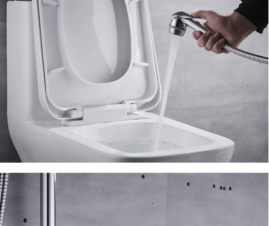 JIKU Портативный Смесители для биде ручной распылитель душ для домашних животных опрыскиватель душем АБС-пластик, туалетный Ванная комната Ванна для мытья для ванной комнаты и туалета