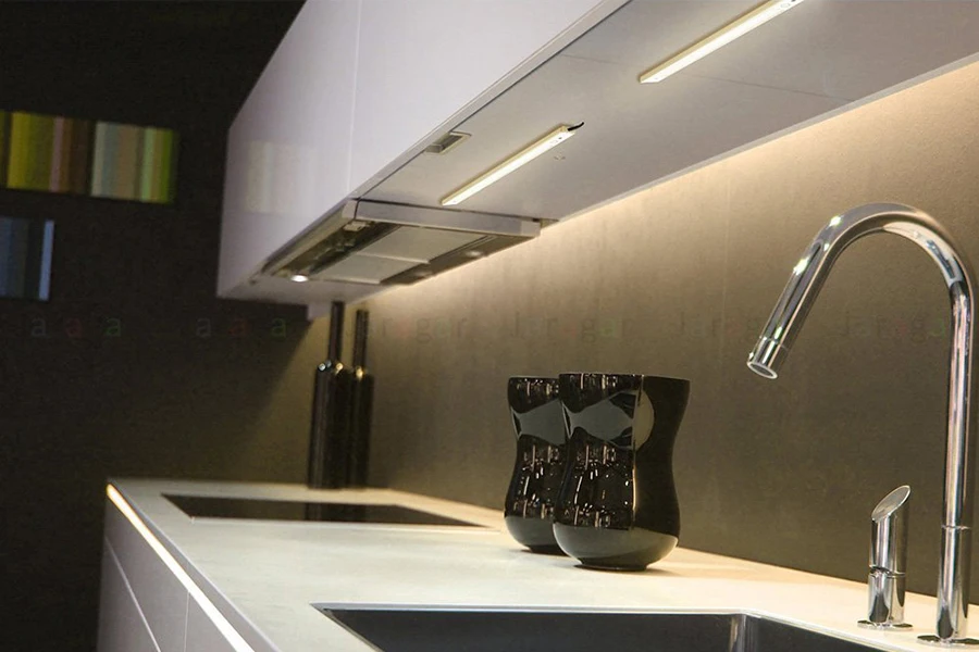 USB ультра тонкий Диммируемый 21 Светодиодный светильник для шкафа с сенсорным сенсором, световая полоса для шкафа, кухонного ночника