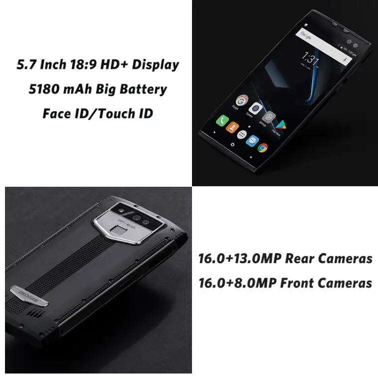 DOOGEE S50 Helio P23 IP68 Водонепроницаемый мобильного телефона MTK6763T Octa Core 5 7 &quot18:9 полный