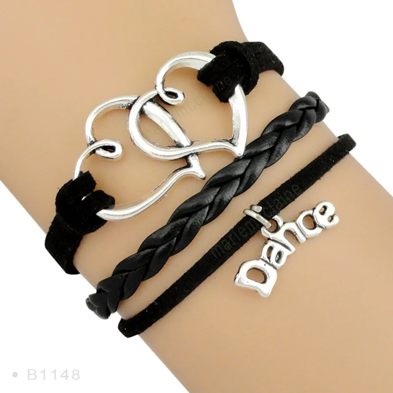 Браслеты с подвесками в виде скрипичного ключа для танцев|love charm bracelet|charm braceletbracelet