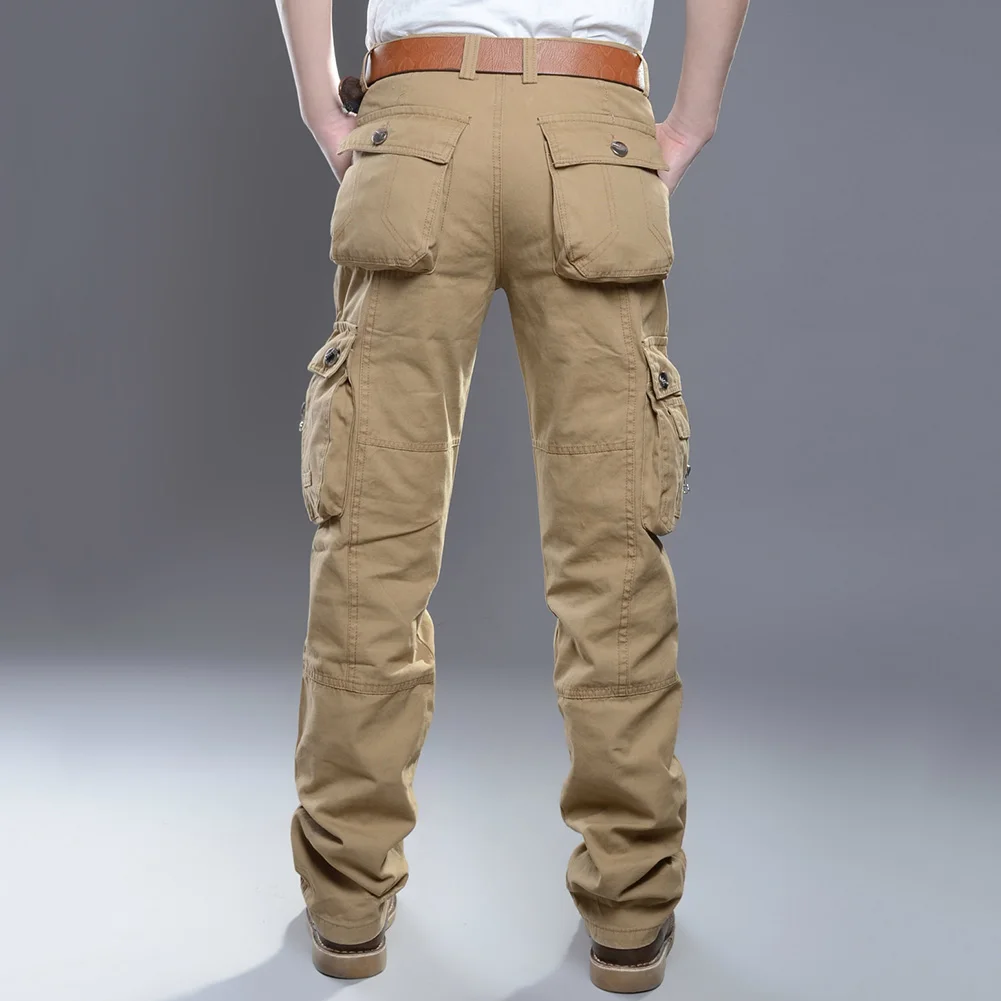 2019 новые мужские летние хлопковые износостойкие рабочие брюки карго с