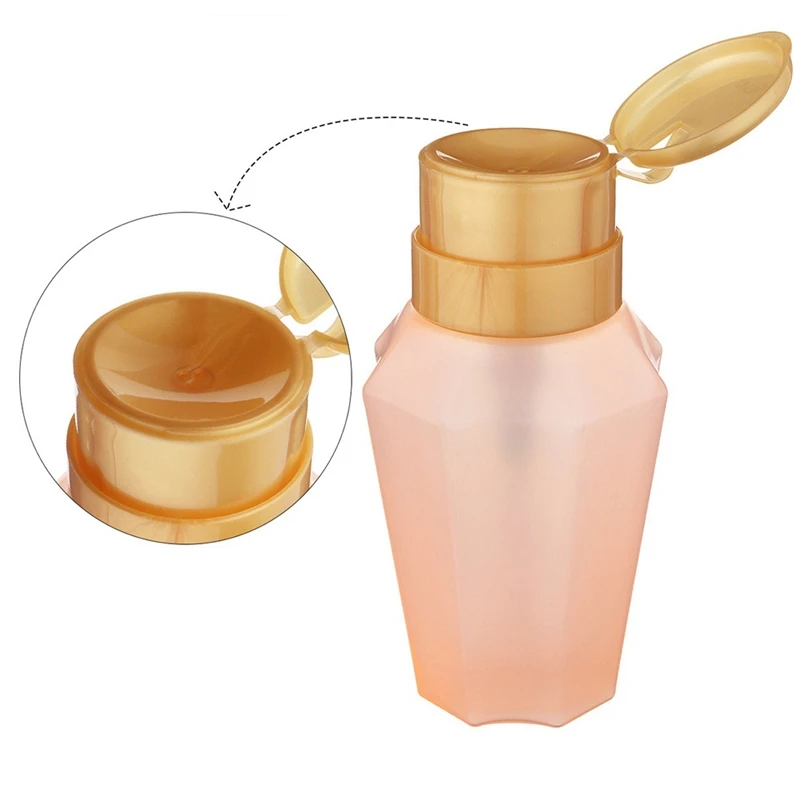 

200ml Push Down Empty Pump Dispenser Clear Bottle Makeup Container PP Press The Bottle High Quality New Arrival Travel Bottles