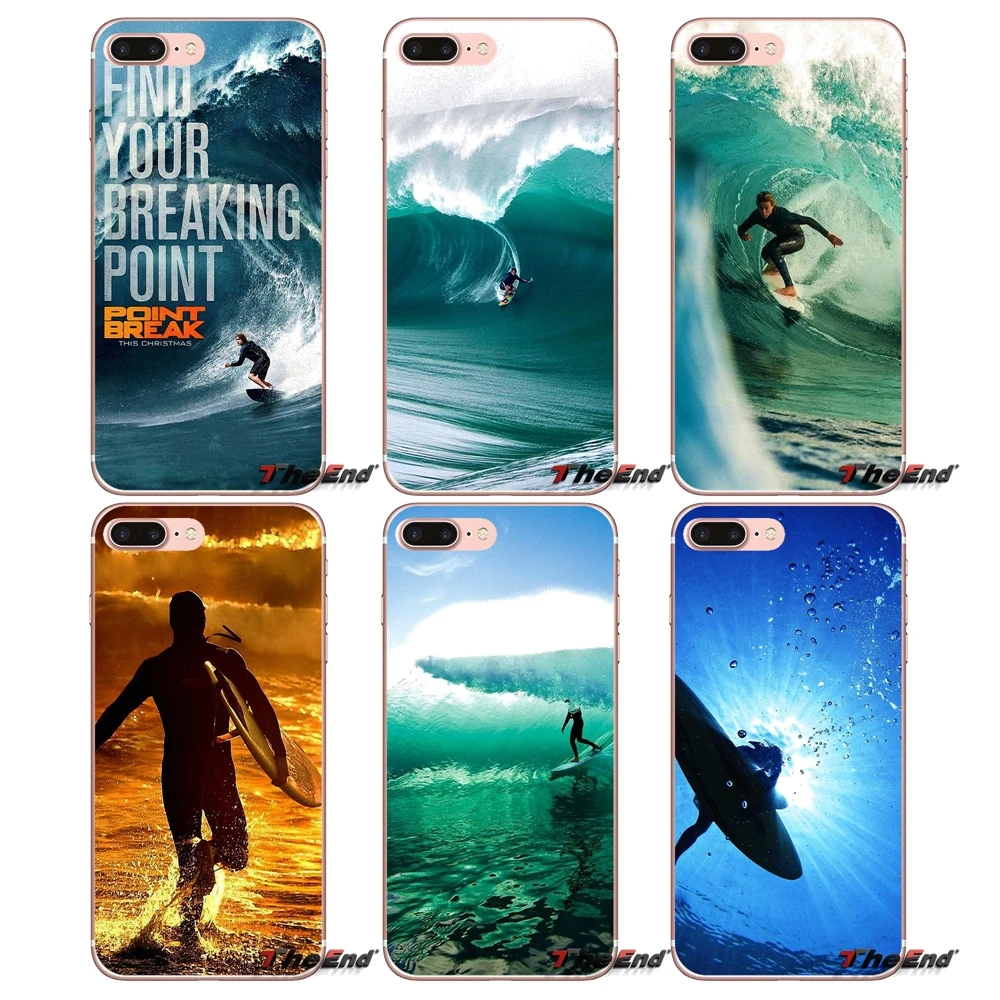 Silicone Cover For Samsung Galaxy S2 S3 S4 S5 MINI S6 S7 edge S8 S9 Plus Note 2 3 4 5 8 Coque Fundas Sea Surf break Hawaii Ocean | Мобильные