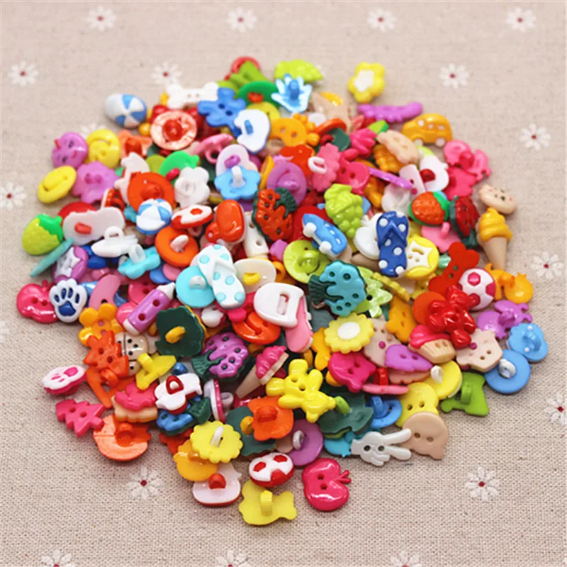 50 шт. детские пластиковые пуговицы в мультяшном стиле|cartoon buttons|buttons sewingchildren buttons |