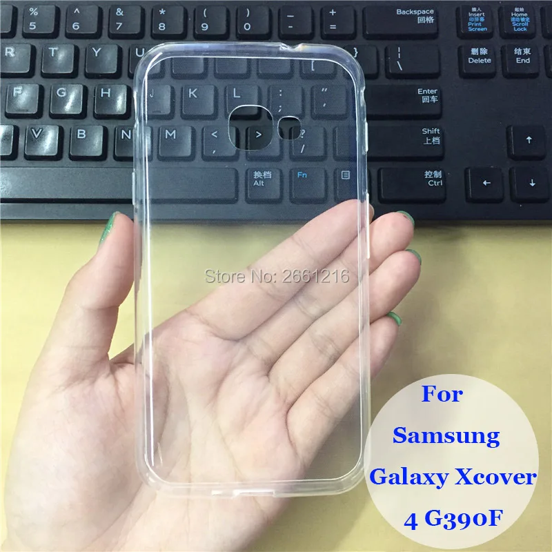 

For Samsung Xcover4 Ultra Thin Soft TPU Silicon Gel Transparent Case Back Cover For Samsung Galaxy Xcover 4 G390F 5.0"