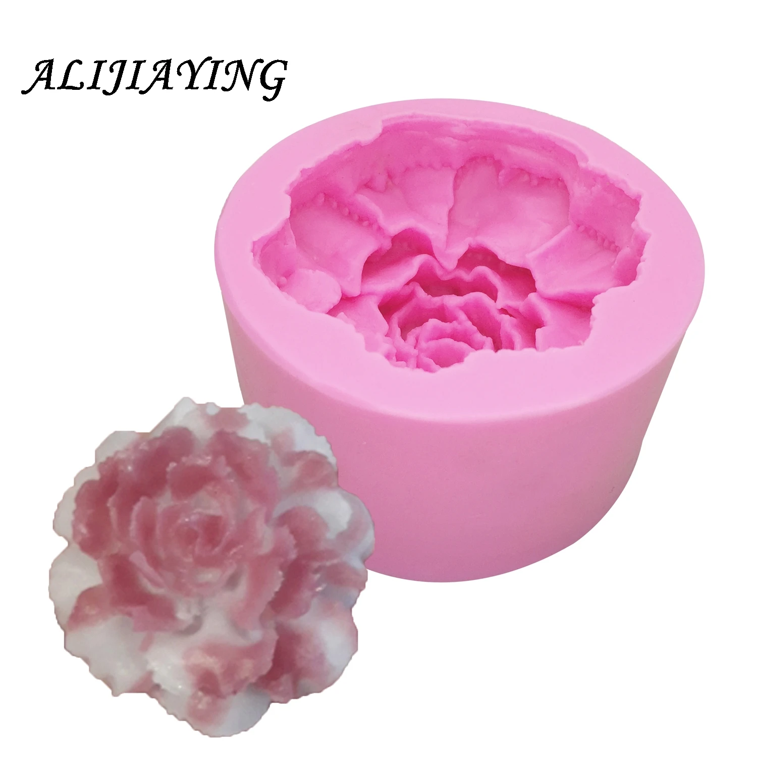 Sugarcraft 3D цветы гвоздики силиконовая форма для украшения торта DIY мыло свечная