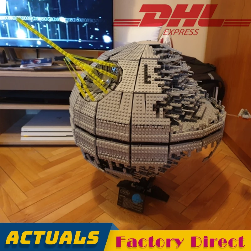 

3449pcs Death Star II 05026 Star Series Wars Building Block Stand Display Bricks Kid Toys LegoINGlys 10143