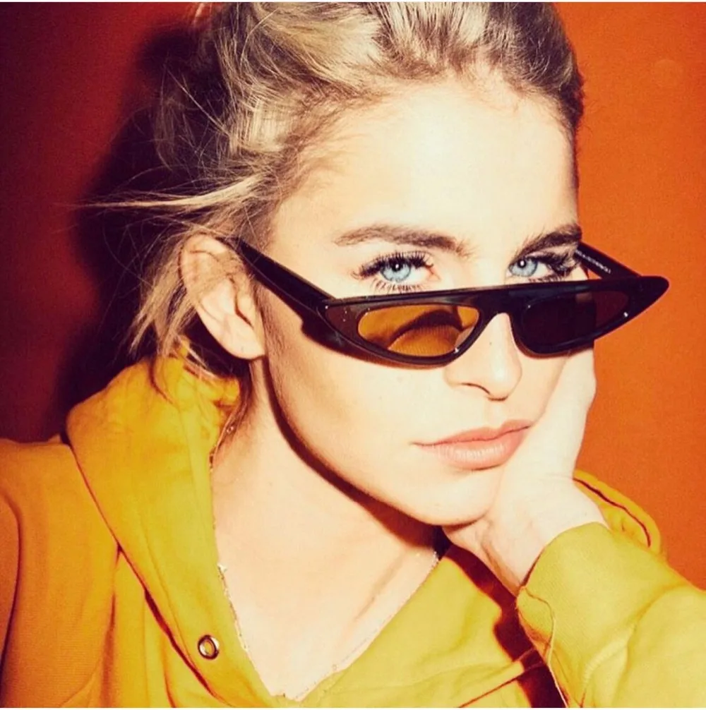 

MARC UV400 2018 NEW WOMEN Eyewear leopard Red designer sunglasses fashion Oculos fashion sol gray gafas cat eye mini