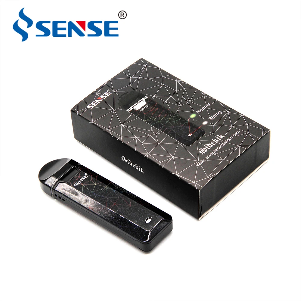 

Original Sense Sidekik Pod Starter Kit 460mAh Built in Battery 2ml Capacity 1.1ohm Coil Air-draw Switch Ecig Vape Pod VS Minifit
