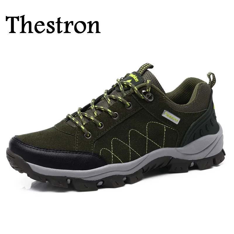 

Thestron Outdoor Hiking Shoes Men Anti-Slippery Man Shoes For Hiking Wearable Men Sneakers For Climb Mountain