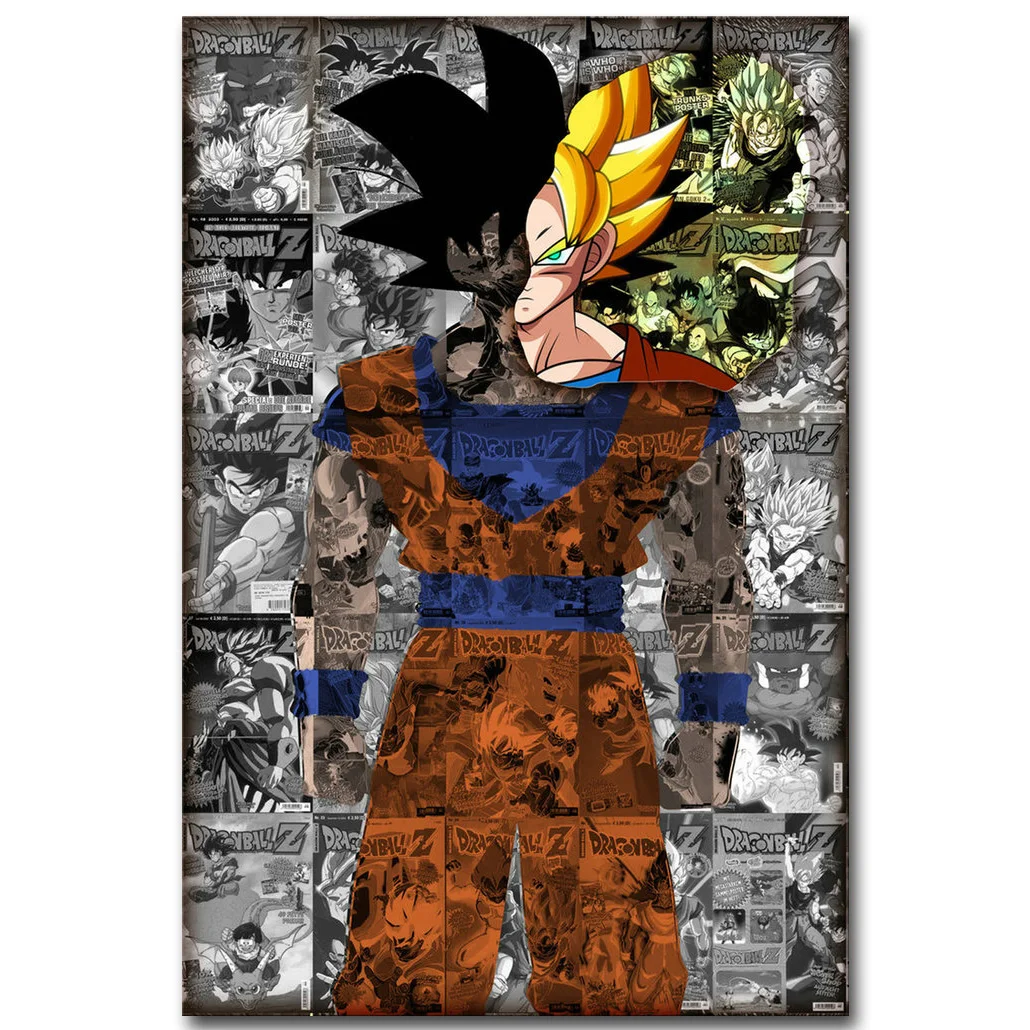 Dragon Ball Z Art Silk Fabric Poster Print 13x20 20x30inch Japanese