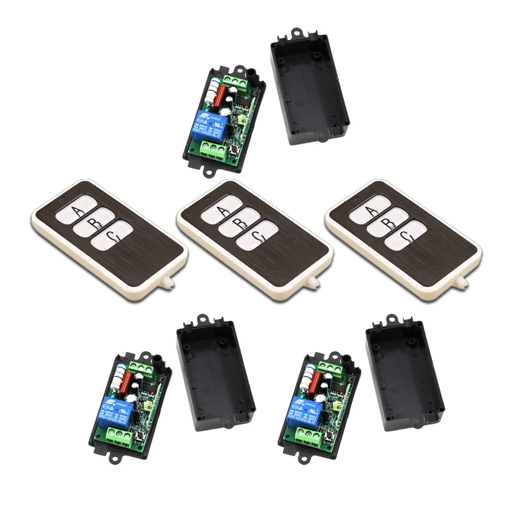 Inexpensive and Safe 110V 220V 1CH RF Wireless Remote Control Switch