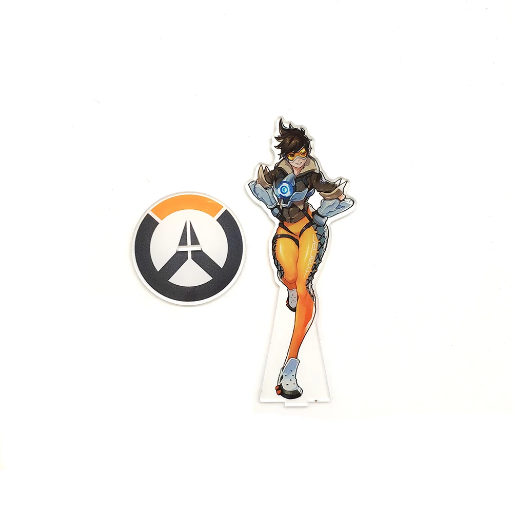 Love Thank You OW watch Tracer фигурка на акриловой подставке, модель, держатель для торта, аниме, милые сексуальные герои игр