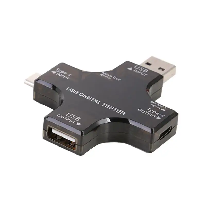 USB тестер безопасности мощность PD тестер Вольтметр Амперметр детектор емкости 2 в 1 type-C USB тестер безопасности мощность PD тестер Вольтметр