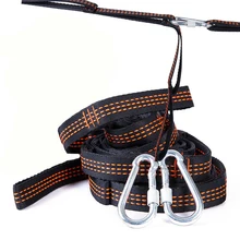 Галстук гамак ремни с крючками для наружного кемпинга гамак привязанный канат 2 шт Дерево веревка наружная мебель аксессуары дерево ремни