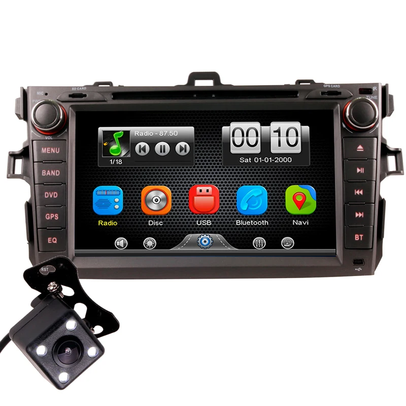Buy 2Din Car In Dash DVD Player Radio Bluetooth Head
