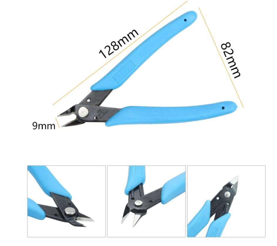 Electrical-Wire-Cable-Cutters-Cutting-Side-Snips-Flush-Pliers-Nipper-Anti-slip-Rubber-Mini-Diagonal-Pliers (2)