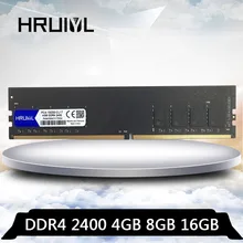HRUIYL ПК оперативная Память DDR4 4 ГБ 8 ГБ DDR 4 16 Гб 2400 МГц материнская плата память настольная PC4-19200U 2400 МГц 8G 16G 4 ГБ оперативная Память DIMM Memoria