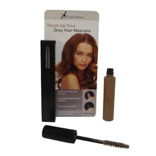 Светло-коричневый Цвет Макияж временное Покрытие серый Кисточки 8.5 мл topfashion косметический подправить Окрашивание волос Тушь для ресниц(m9h