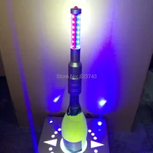 6 шт./лот Красочный Светодиодный свет светящиеся палочки из холодные Салюты Замена светящийся жезл с подсветкой палочки шампанское вино пробкой