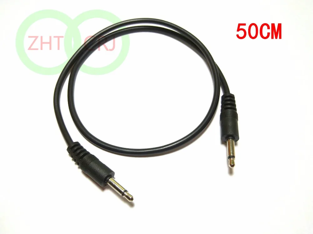 

50pcs mini 3.5mm mono plug to 3.5mm mono audio cable 50cm
