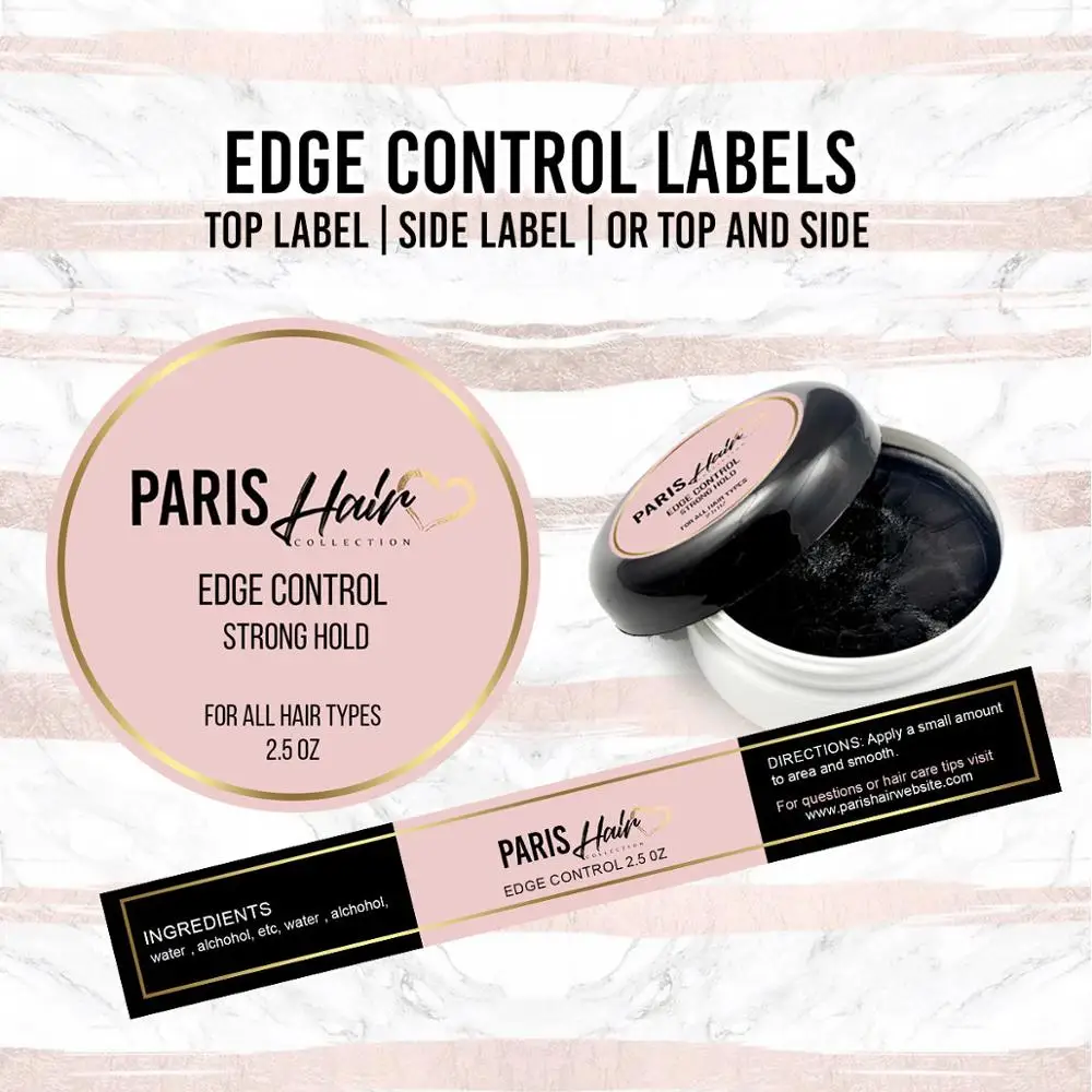 

Custom Sticker Design, Print Ready, Product Labeling, Edge Control Packaging, Edge Control Stickers