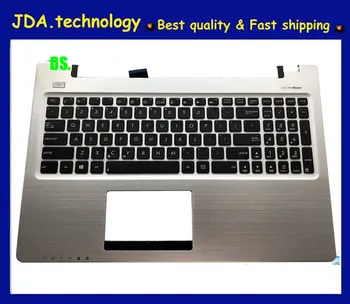 

Wellendorff New/orig Silver palmrest top case for Asus K56 R505C S550C K56CM S56C A56C US keyboard Upper cover