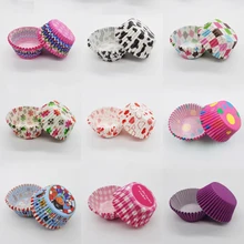 SDR 100 шт./лот Пособия по кулинарии инструменты жиронепроницаемого Бумага Cup Cake вкладыши чашки выпечки сдобы Кухня Кекс торта