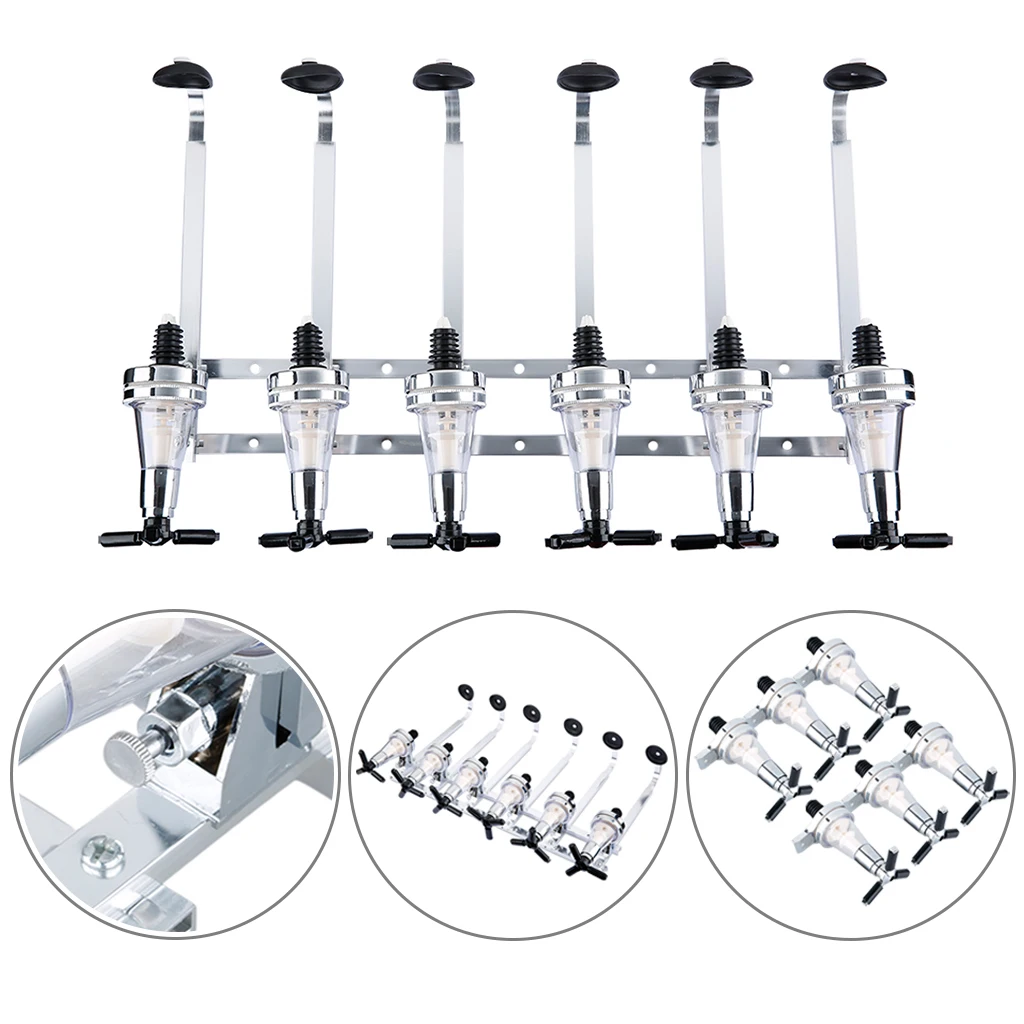 Винный диспенсер настенный 6-станции ликер бар-дворецкий питьевой заливщик дома Барные инструменты для пива Сода кола, газированная вода